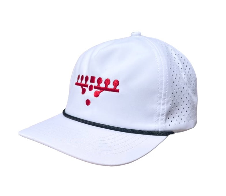 Victory Kneel Performance Rope Hat - Red & Black