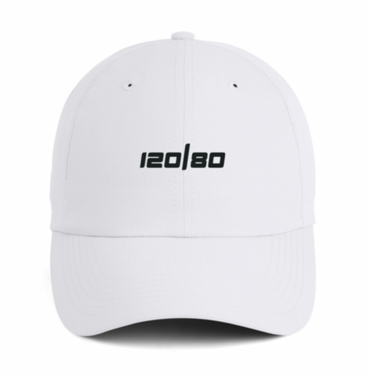 120/80 Performance Hat - White/Black