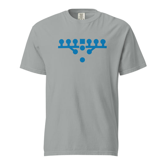 Victory Kneel Tee - Gray & Blue