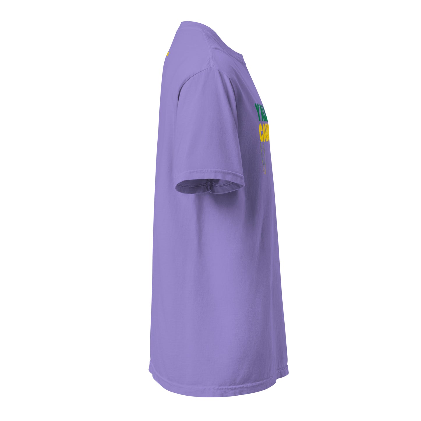 Y'all Caught?! Mardi Gras Purple Krewe Tee