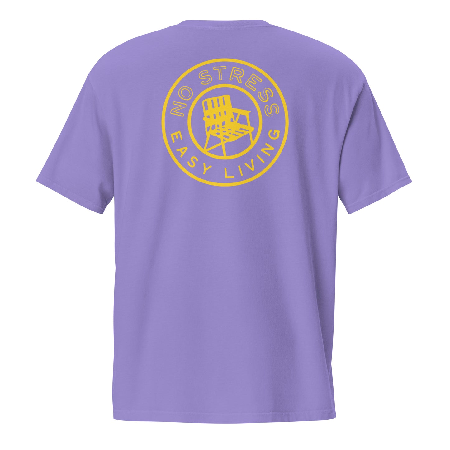 Short Sleeve Signature Pocket Tee - Purple/Gold