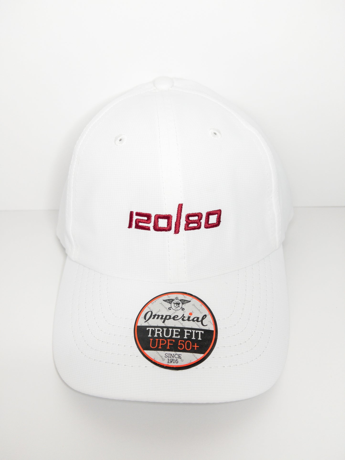120/80 Performance Hat - White/Red