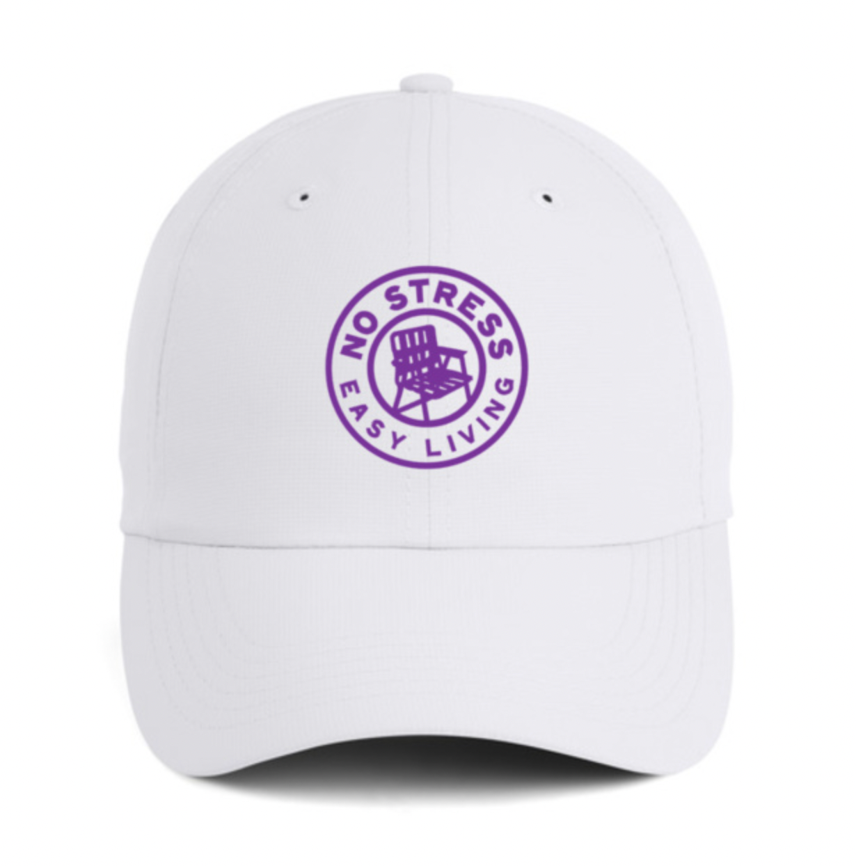 No Stress Easy Living Performance Hat - Purple