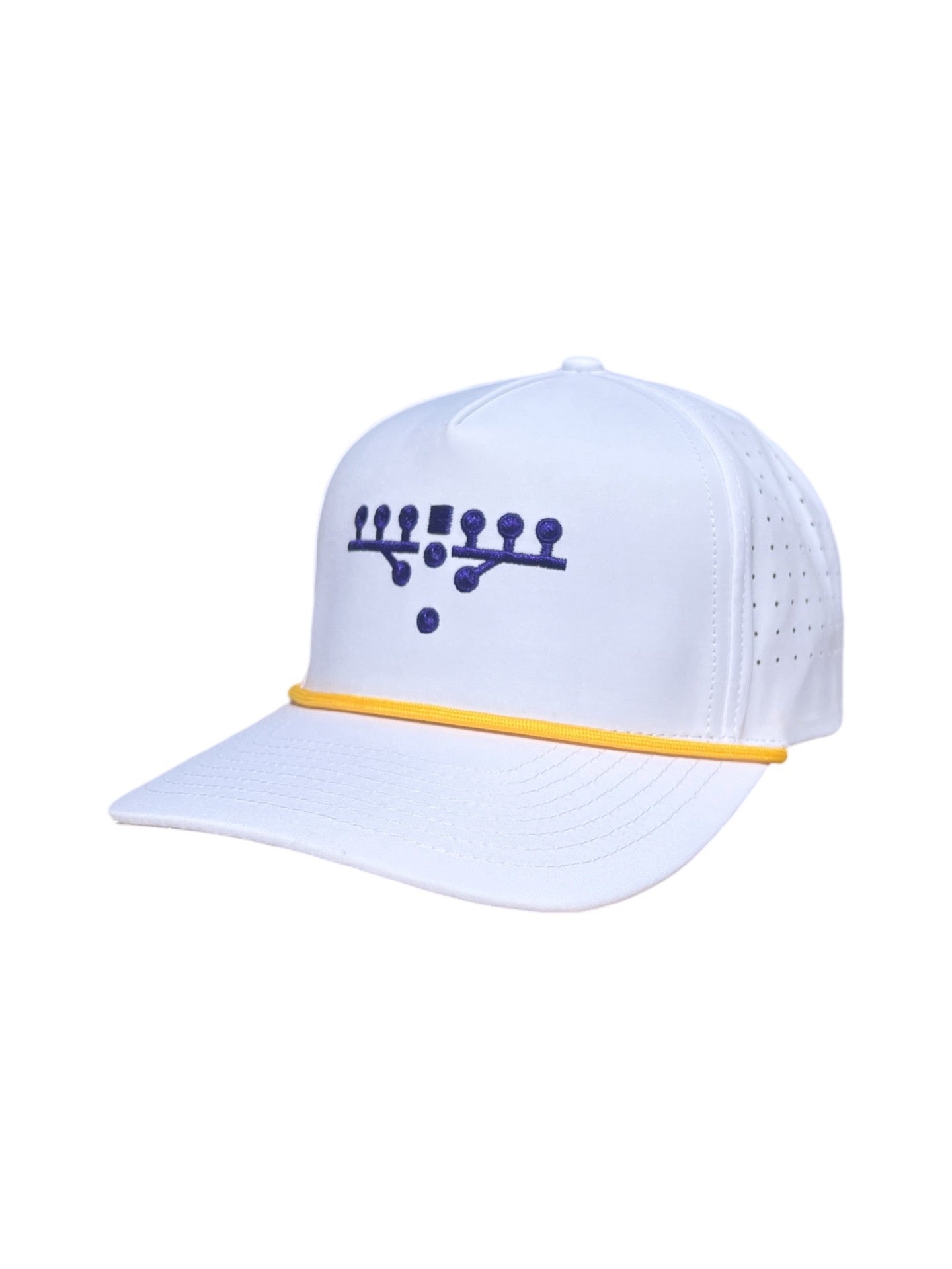 Victory Kneel Performance Rope Hat - Purple & Gold