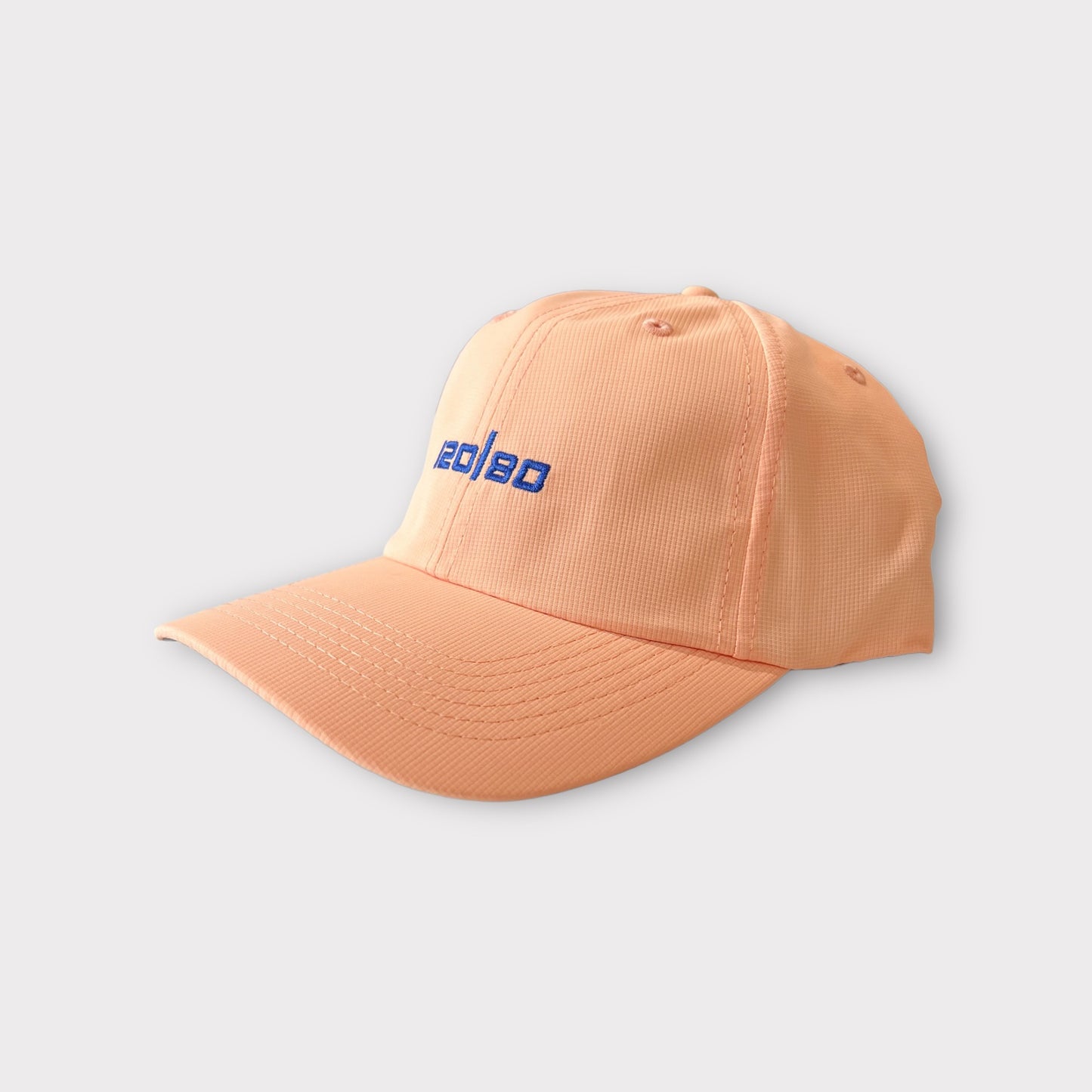 120/80 Performance Hat - Apricot/Royal Blue