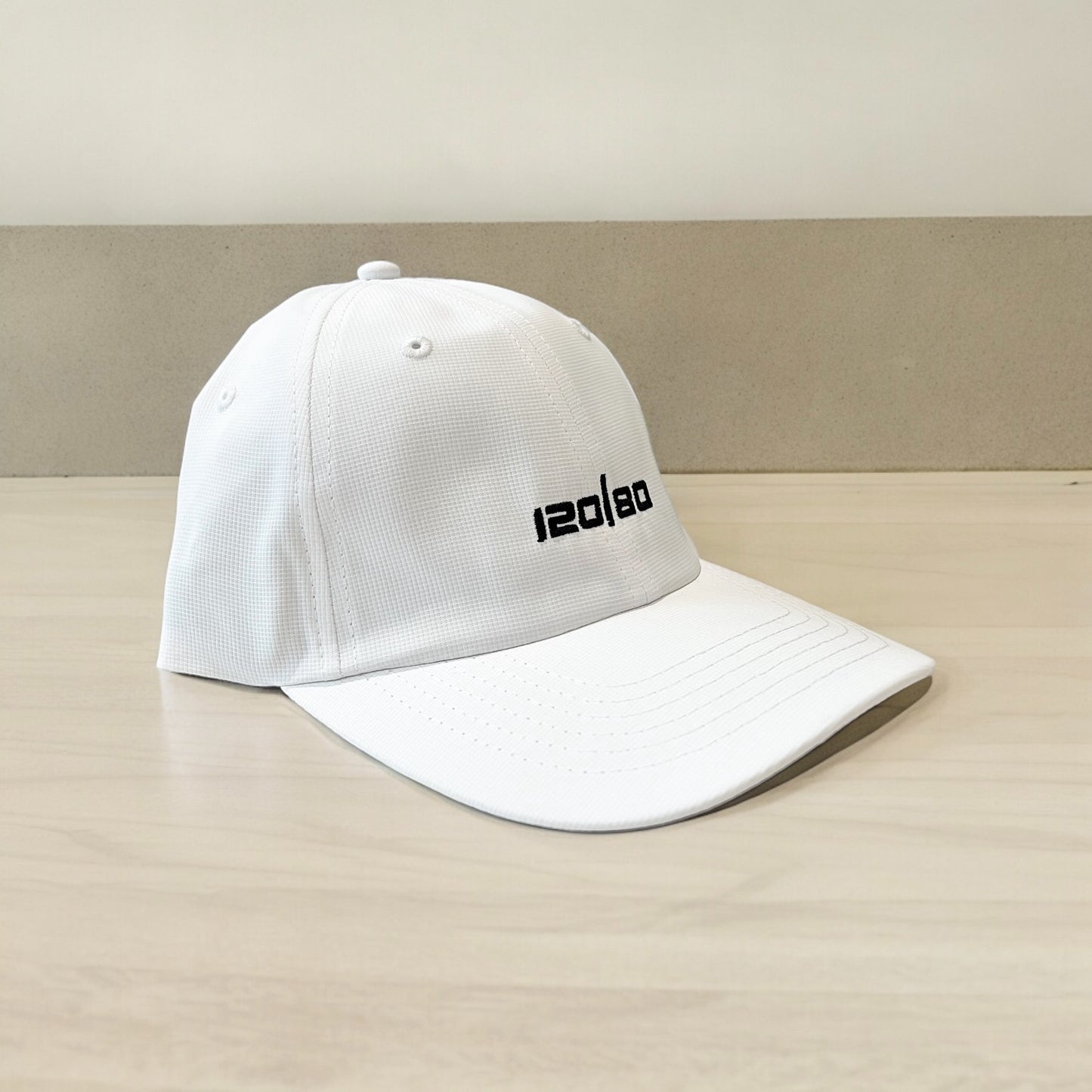 120/80 Performance Hat - White/Black