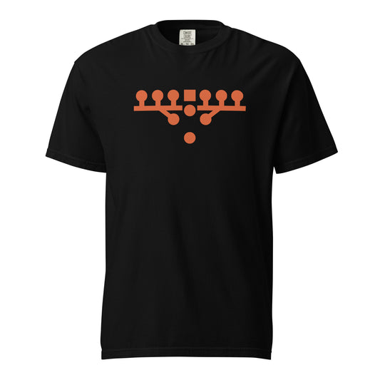 Victory Kneel Tee - Black & Orange