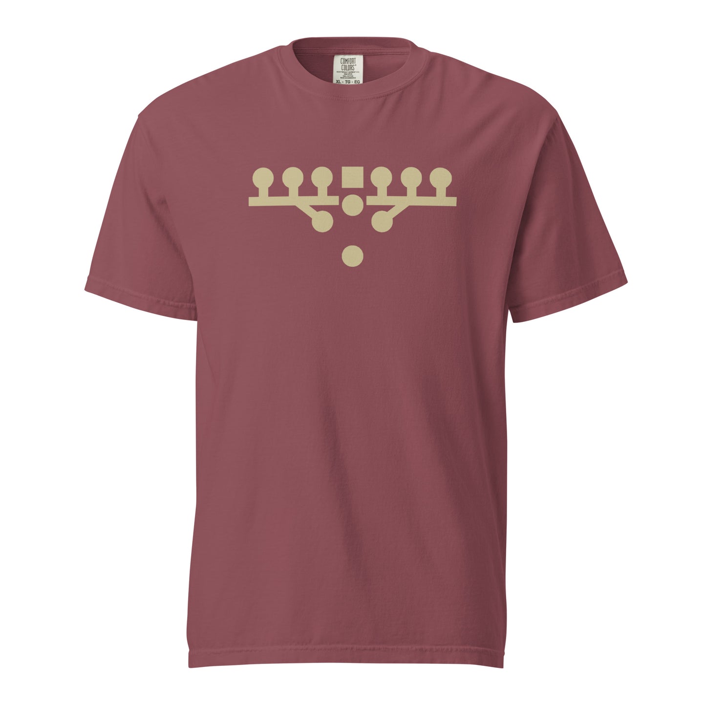 Victory Kneel Tee - Garnet & Gold