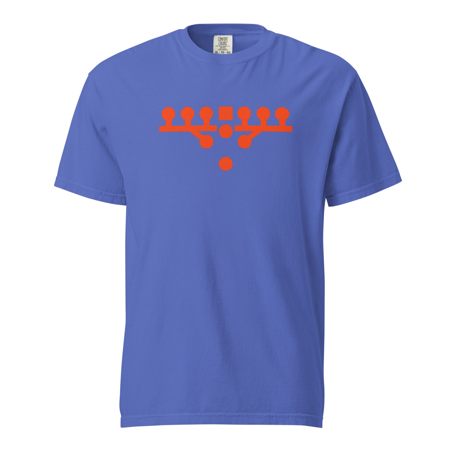 Victory Kneel Tee - Blue & Orange