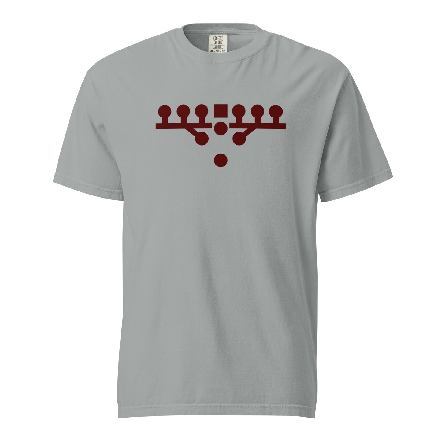 Victory Kneel Tee - Gray & Maroon