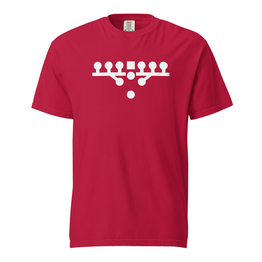 Victory Kneel Tee - Red & White