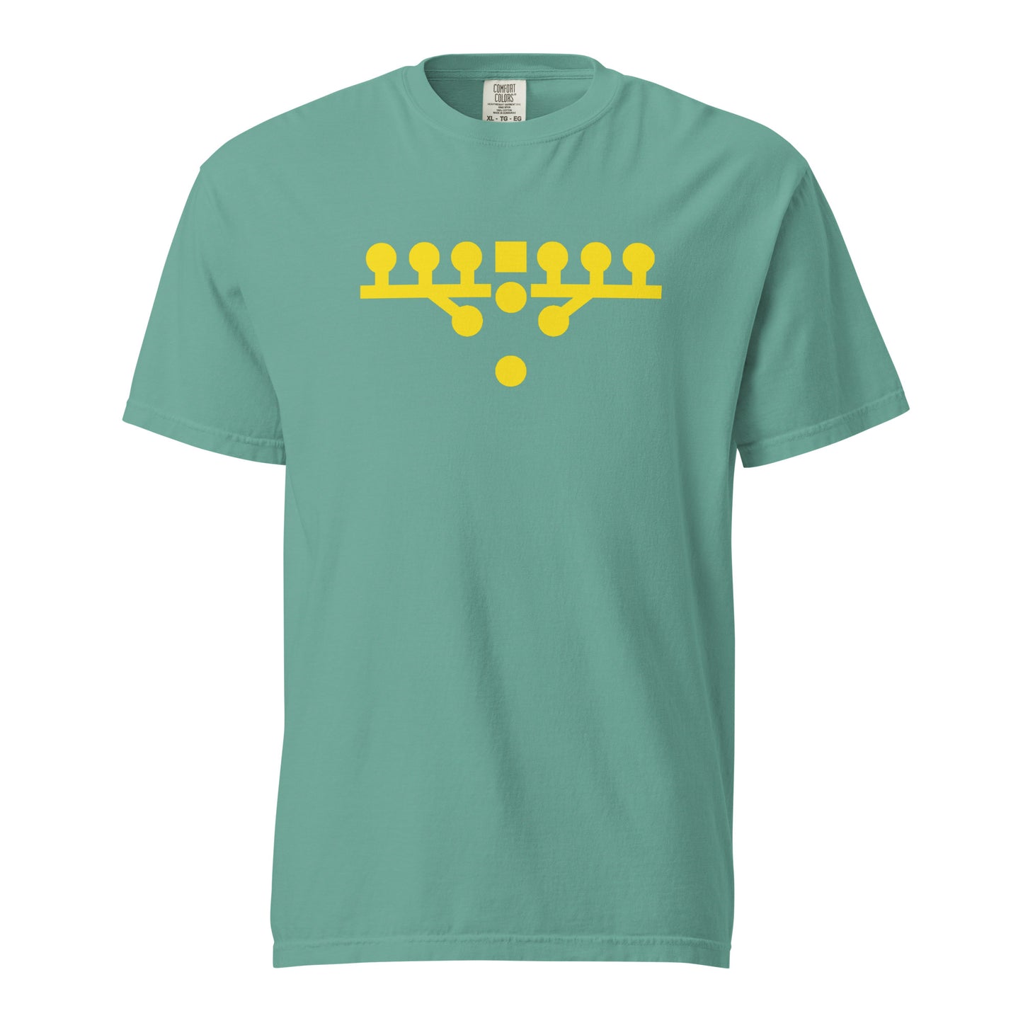 Victory Kneel Tee - Green & Yellow