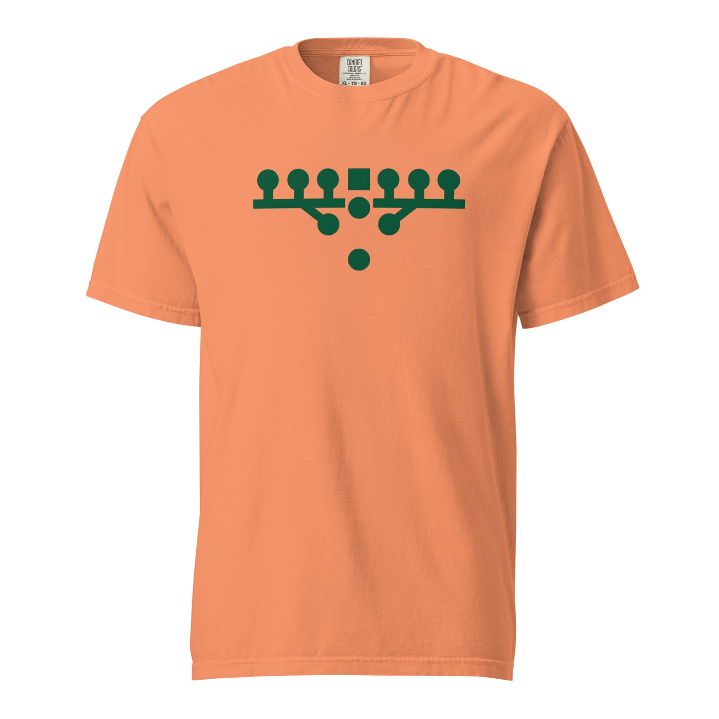 Victory Kneel Tee - Orange & Green