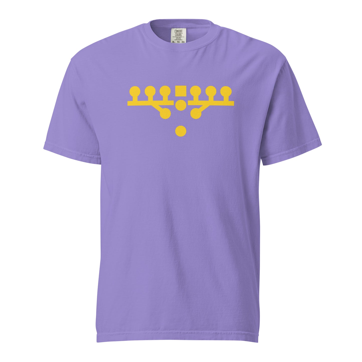 Victory Kneel Tee - Purple & Gold