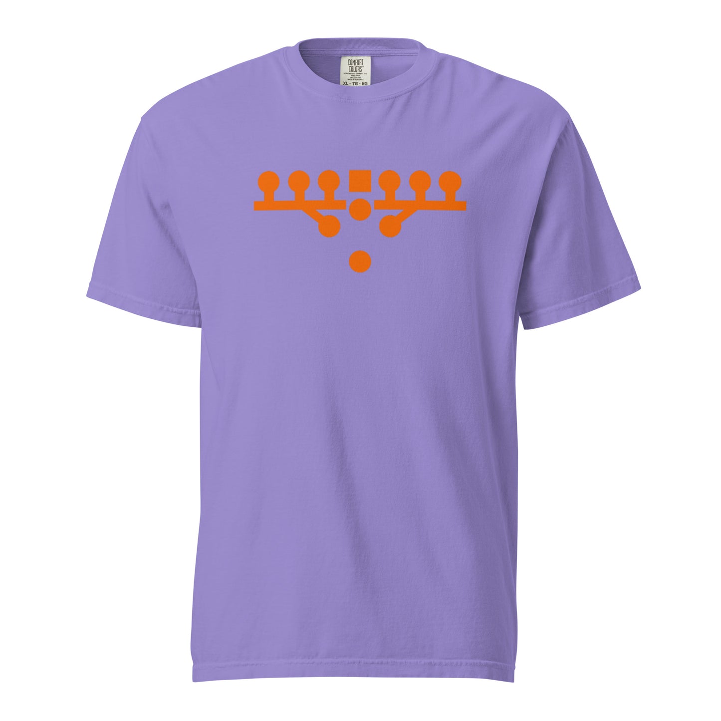 Victory Kneel Tee - Purple & Orange