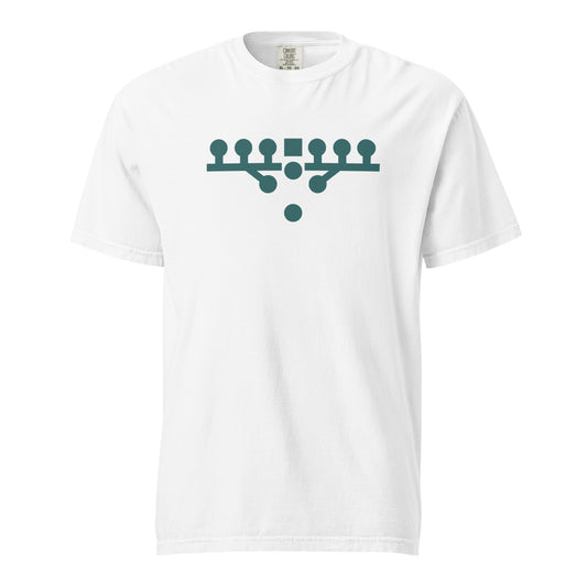 Victory Kneel Tee - White & Green