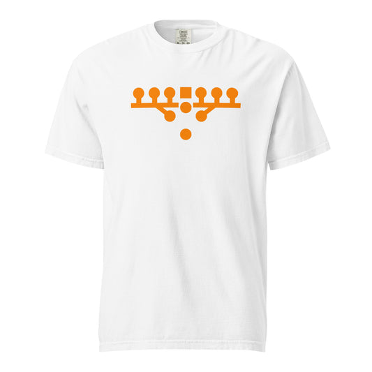 Victory Kneel Tee - White & Orange