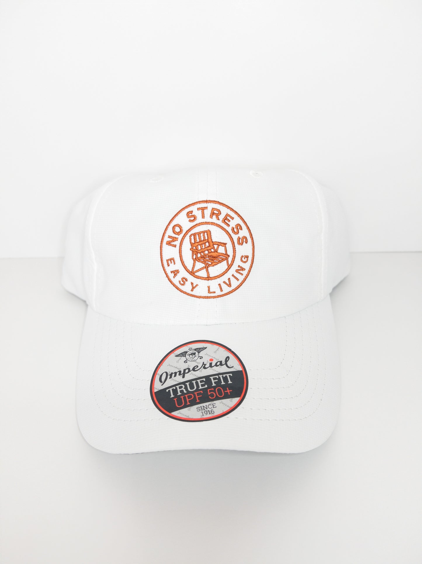 No Stress Easy Living Performance Hat - Burnt Orange