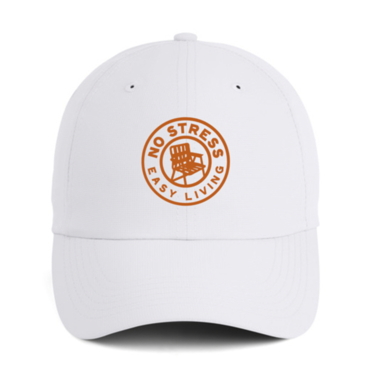 No Stress Easy Living Performance Hat - Burnt Orange